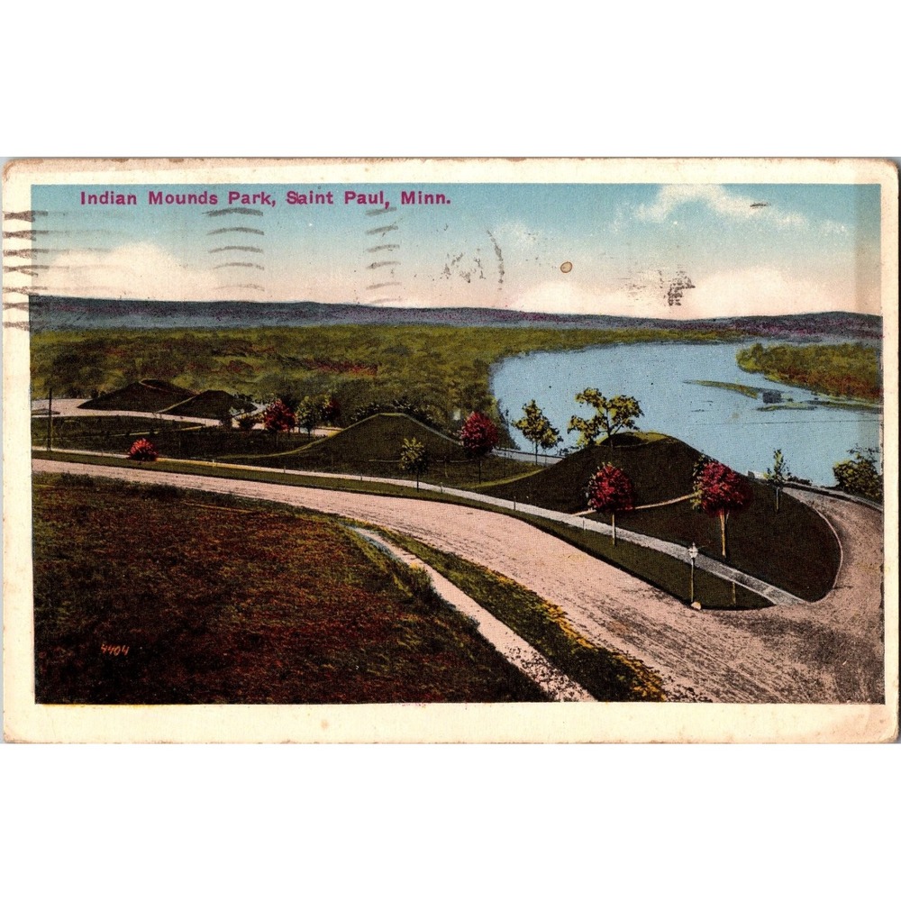 Vintage 1916 Indian‎ Mounds Park Saint Paul Minnesota Postcard